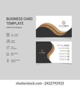 plantilla de tarjeta de presentación de diseño creativo de vector libre