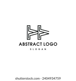 Free vector creative geometric logos in monoline style