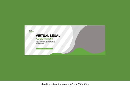 Free vector design virtual Facebook cover
