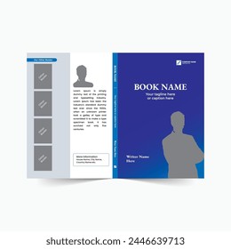 Free vector elegant book cover design