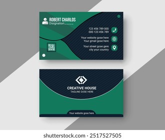 Free vector elegant premium  business card template