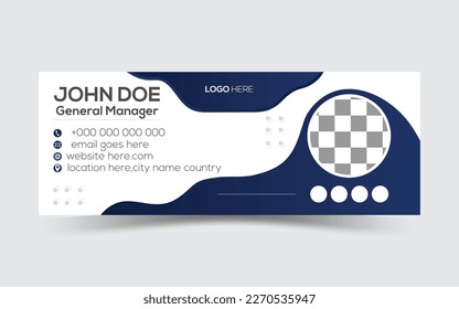  Free vector email signature design and professional facebook banner template,
Free vector professional mail footer template with social media profile design