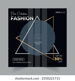 Vector gratis Moda Social Media Post Design