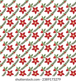 Free vector flat Christmas pattern design
