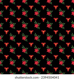 Free vector flat christmas pattern design