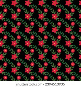 Free vector flat Christmas pattern design