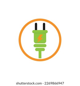 Free vector flat design energy logo template