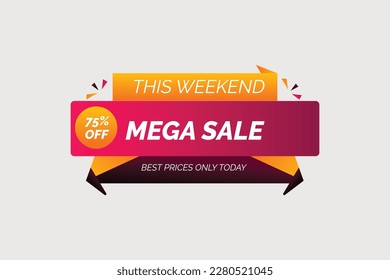 Free vector flat design sale background