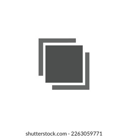 Free vector flat design square logo template