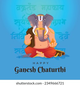 Free vector flat Ganesh chaturthi concept