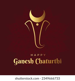 Kostenloses Vektor-Flach-Ganesh-Chaturthi-Konzept