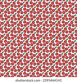 Free vector flat small flowers pattern