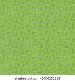 Free vector flat small flowers pattern