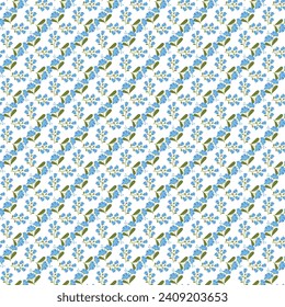 Free vector flat small flowers pattern
