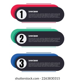 Free vector flat table of contents infographic