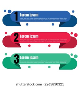 Free vector flat table of contents infographic