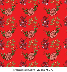 Free vector floral pattern concept