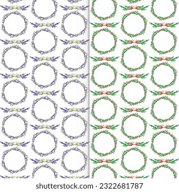 Free vector flower seamless pattern background. elegant texture for backgrounds.