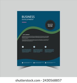 Vector libre Plantilla de volante de diseño Flyer Descargar libre de derechos