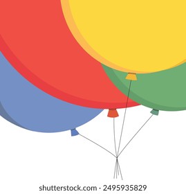 Globos voladores de Vector libre juntos 
