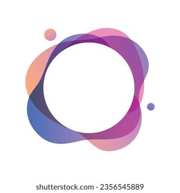 Free vector frames with gradient colors editable