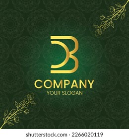 Free vector golden elegant logo design