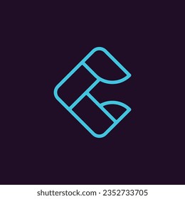 Free vector gradient c logo template collection