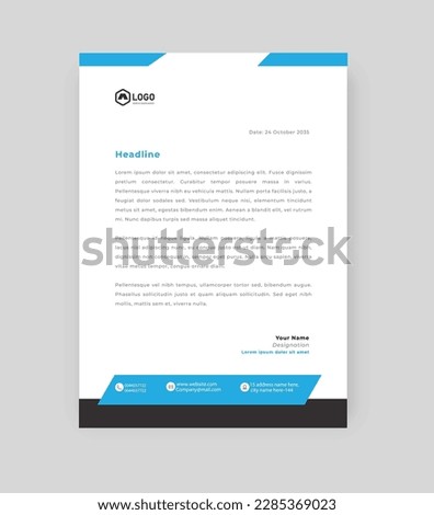 Free vector gradient luxury law firm letterhead
