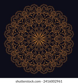 free vector graphic art floral mandala design 