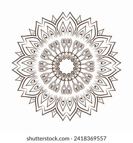 free vector graphic art floral indian mandala design  