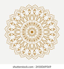 free vector graphic art floral mandala design 