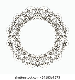 free vector graphic art floral indian mandala design  