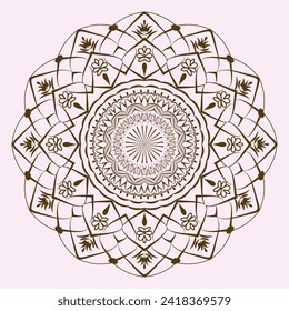 free vector graphic art floral mandala design 