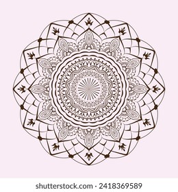 free vector graphic art floral mandala design 