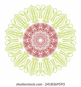 free vector graphic art floral mandala design 