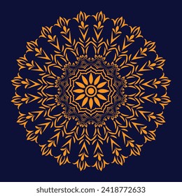 free vector graphic art floral mandala design 