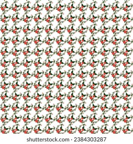 Free vector groovy floral  pattern .
