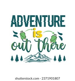 Free vector hand drawn adventure travel lettering.