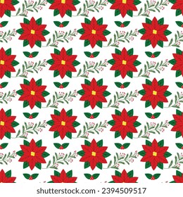 Free vector hand drawn Christmas pattern design