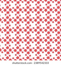 Free vector hand drawn flat Christmas pattern design