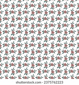 Free vector hand drawn floral pattern design .