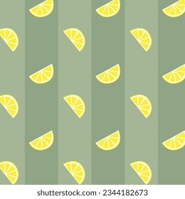 Free vector hand drawn lemon fruit pattern design 2