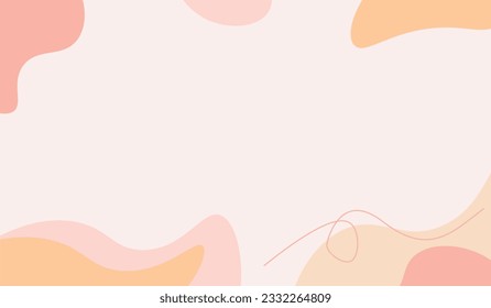 free vector hand drawn minimal background