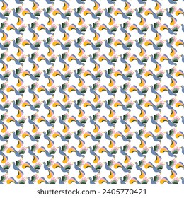 Free vector hand drawn Nordic pattern