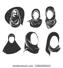 Free vector hand drawn scarf logo design