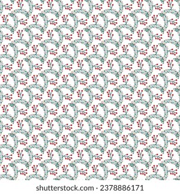 Free vector hand drawn small flowers pattern .