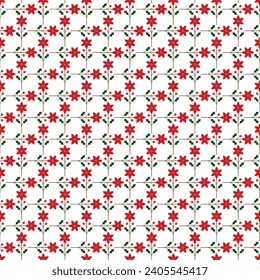 Diseño de pequeñas flores dibujado a mano libre
