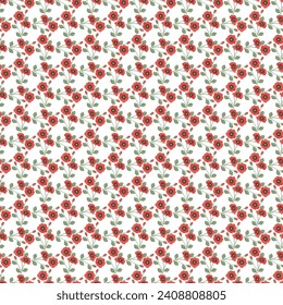 Free vector hand drawn small flowers pattern design