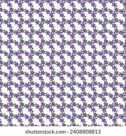 Free vector hand drawn small flowers pattern design