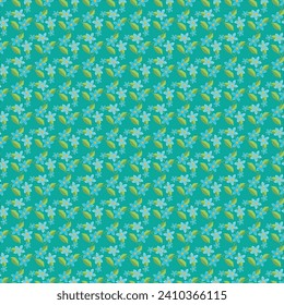 Free vector hand drawn small flowers pattern design